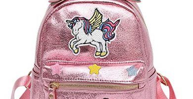 mochilas de la escuela unicornio bolsos del estudiante del arco iris del